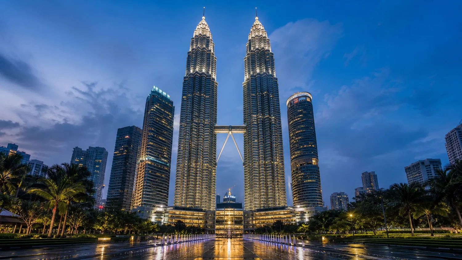 The Petronas Twin Towers, Kuala Lumpur