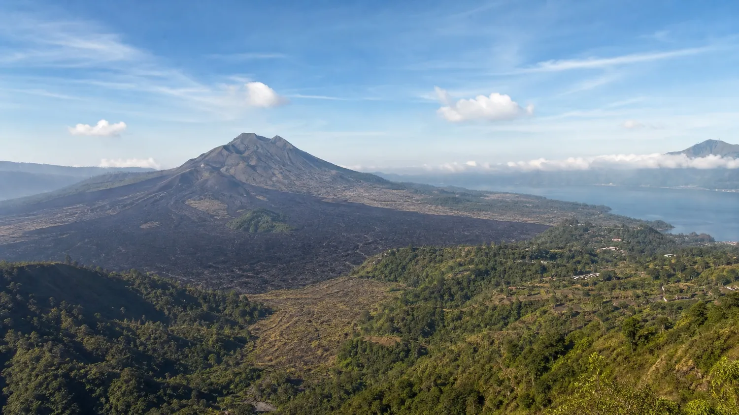 Mount Batur and Lake Batur, Kintamani